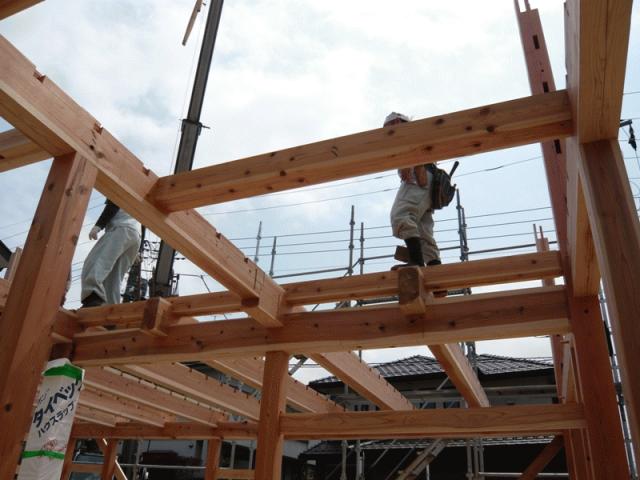 真壁手刻みの新築住宅